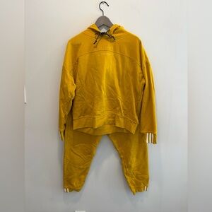 Adidas Mustard yellow tracksuit